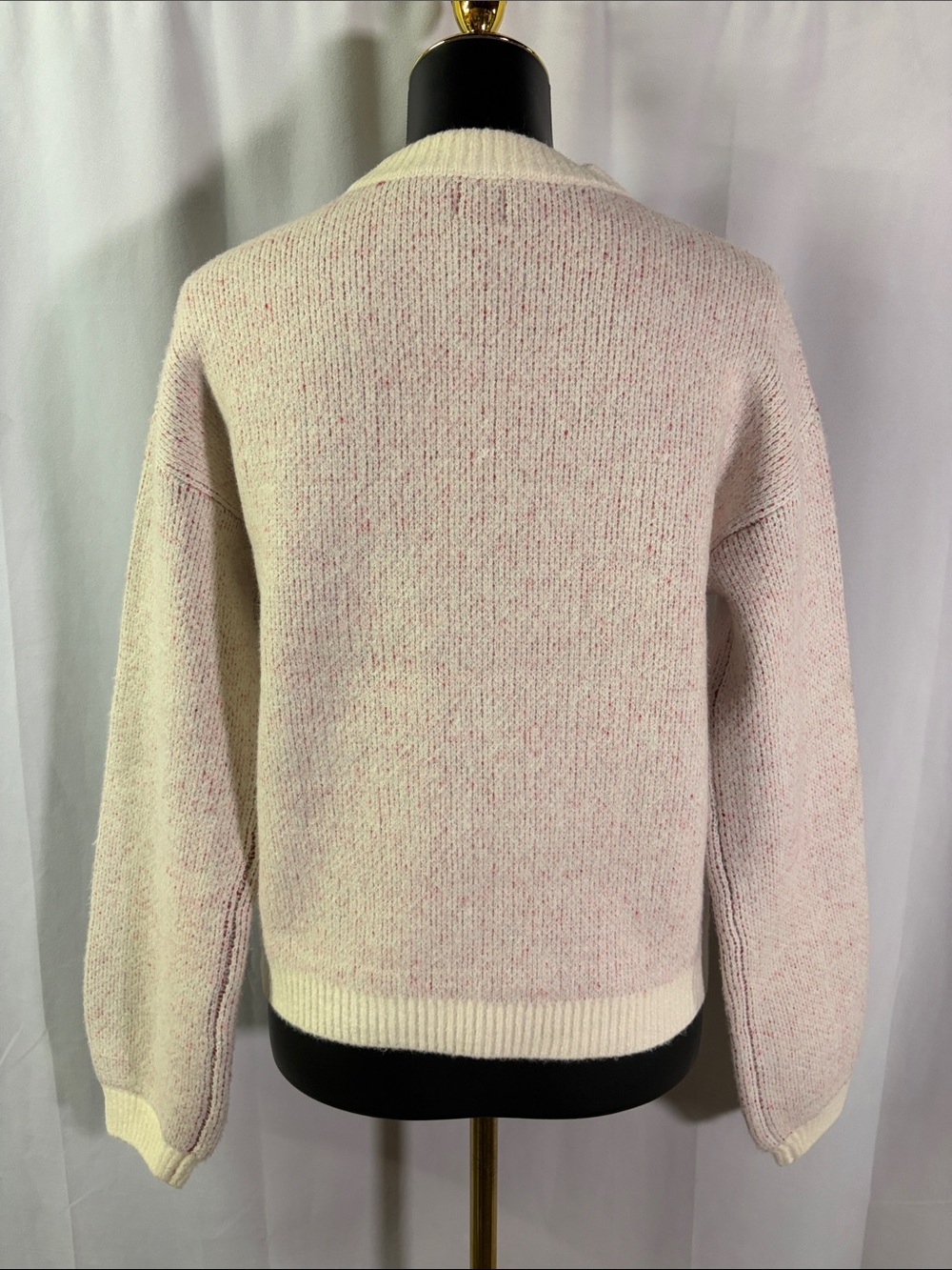 NWT A New Day White Multicolor Ciao Ciao Cherry Print Crewneck Sweater - Picture 4 of 16
